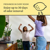 Fresh Wave Lemon Odor Removing Gel, 7 oz., Pack of 3 - Safer Odor Absorbers for Home, Natural Plant-Based Odor Eliminator, Every 7 oz. lasts 15-30