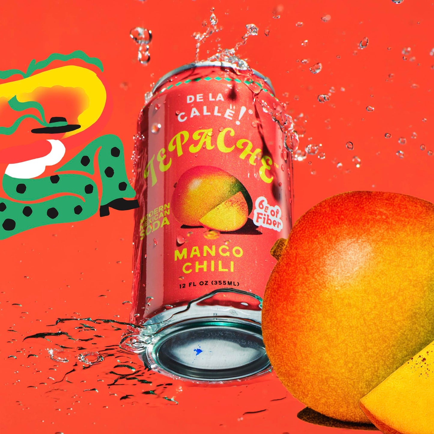De La Calle Organic Mango Chili Tepache, 12 FZ