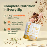 310 Nutrition All-in-One Plant-Based Meal Replacement Shake - High-Fiber Protein with Probiotics, Digestive Enzymes & Adaptogens - Vegan, Low Carb