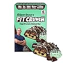 FITCRUNCH Snack Size Protein Bars, Designed by Robert Irvine, 6-Layer Baked Bar, 3g of Sugar, Gluten Free & Soft Cake Core (6 Bars, Mint Chocolate