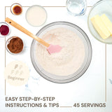 CrumbleCrate Red Velvet Brownie Bites & Red Velvet Cake Pops DIY Baking Kit | 2-in-1 Gourmet Dessert Making Set | Pre-Measured Ingredients & Tools | Baking Gift