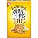 Wheat Thins BIG Snacks, Whole Grain Wheat Crackers, Snack Crackers, 8 oz
