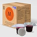 The Miracle Meal Easy Open Larger Tab - The Miracle Meal Pre Filled Traditional Communion Cup - Box 100 with wafer and 100% Concord grape juice.