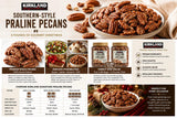 Kirkland Signature Praline Pecans 2.5lb (Family Bundle) Pack of 2