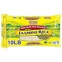 Golden Star Thai Hom Mali White Jasmine Rice - Prime Grade White Rice - 10 lb Bag