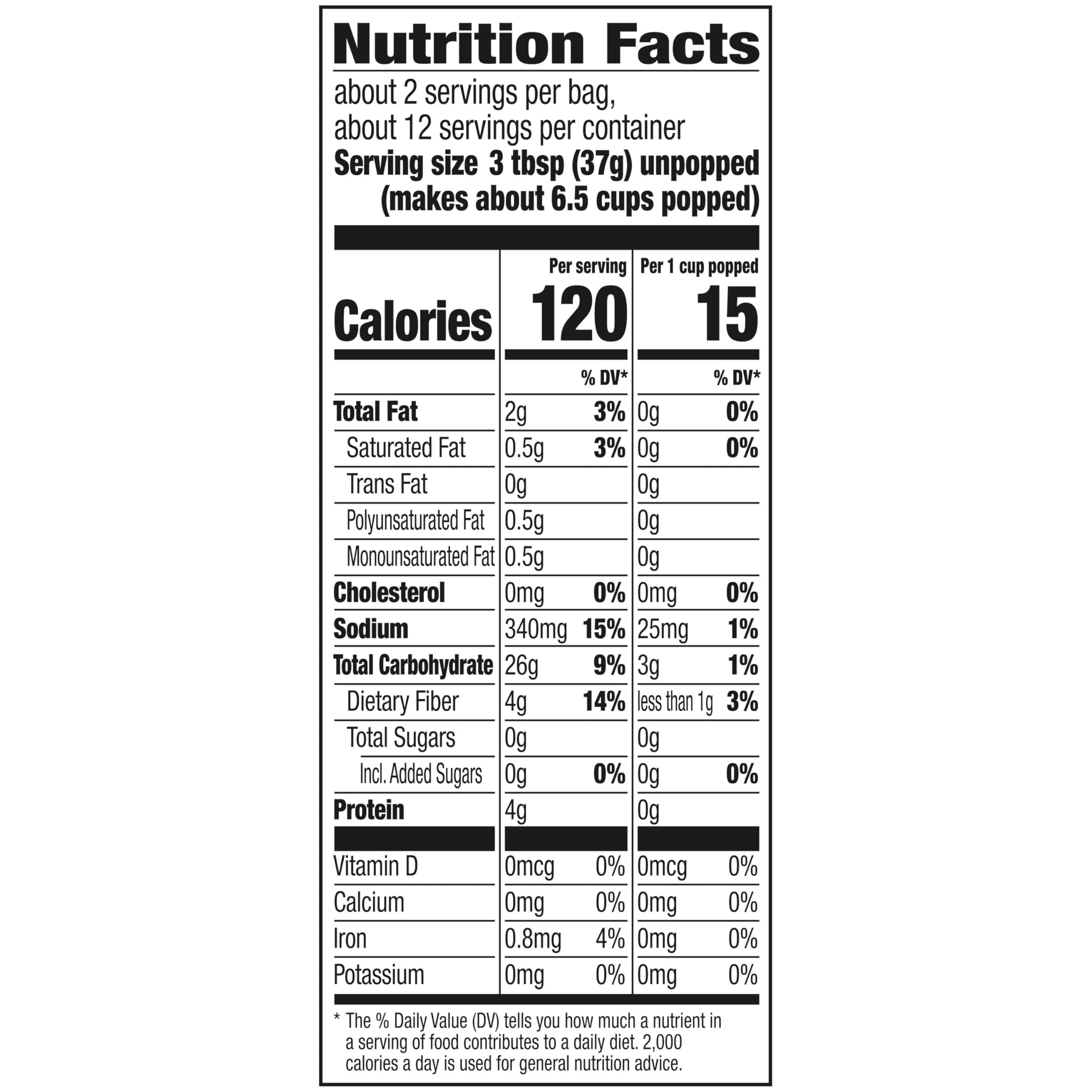 Orville Redenbacher's Smart Pop Butter Microwave Popcorn, 2.9 Ounce (Pack of 6)