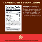 Black Licorice Jelly Beans | 2-Pound Pack | Licorice Candy | Black Jelly Beans for Holiday Buffets, Gifting, and Dessert Decorating | Old Fashioned