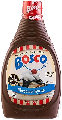 The Original Bosco Chocolate Syrup - 22 oz Squeeze Bottle all nature