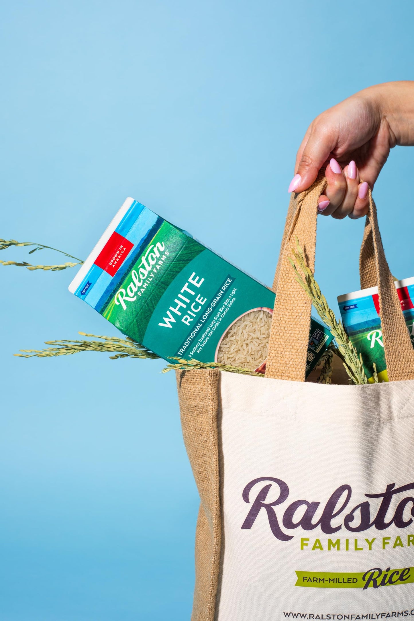 Ralston Family Farms Traditional White Rice, 24 oz Carton: 6 Pack, American Grown, Non-GMO, Naturally Gluten Free
