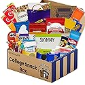 College Care Package and Dorm Survival Kit - Bulk Snack Box with 50 Individually Wrapped Snacks - Gift for Students, Teens, and Dorm Rooms Assembled