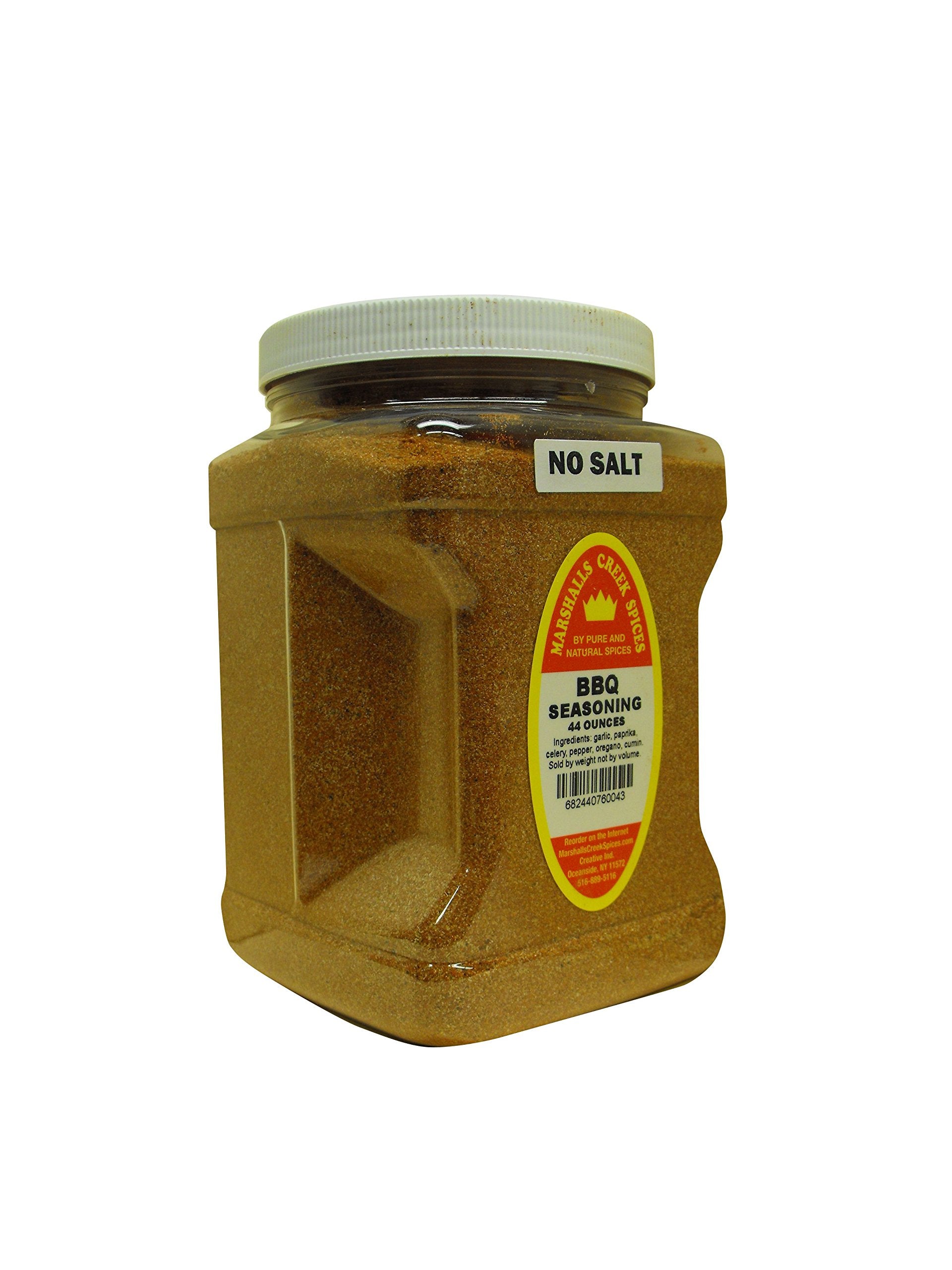 Family Size Marshalls Creek Spices BBQ, Barbeque Seasoning No Salt, 44 Ounce …