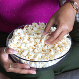 Cousin Willie's Microwave Popcorn Bags, White Cheddar (6 bags), Gourmet Popcorn Boxes for Party, Whole Grain Popcorn, Gluten Free, Low Calorie Healthy