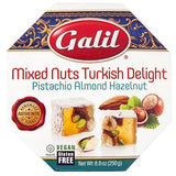 Galil Turkish Delight Octagon, Mixed Nuts, 8.8-Ounce Box (Pack of 1)