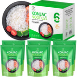 Soeos Konjac Noodles, Spaghetti Pasta, 8.8 oz (250g)*6 Pack, Low Calorie, Low Carb, Keto and Paleo Friendly Shirataki Noodle, Gluten-Free, Fat Free