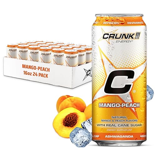 CRUNK!!! Energy Mango-Peach 16oz 24pack