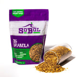 SoBoL Low Calorie Granola For Yogurt 12oz Healthy, Crunchy Snack for Balanced Breaks, Hiking Food, Camping, Backpacking, on the go. Baked Whole Grain