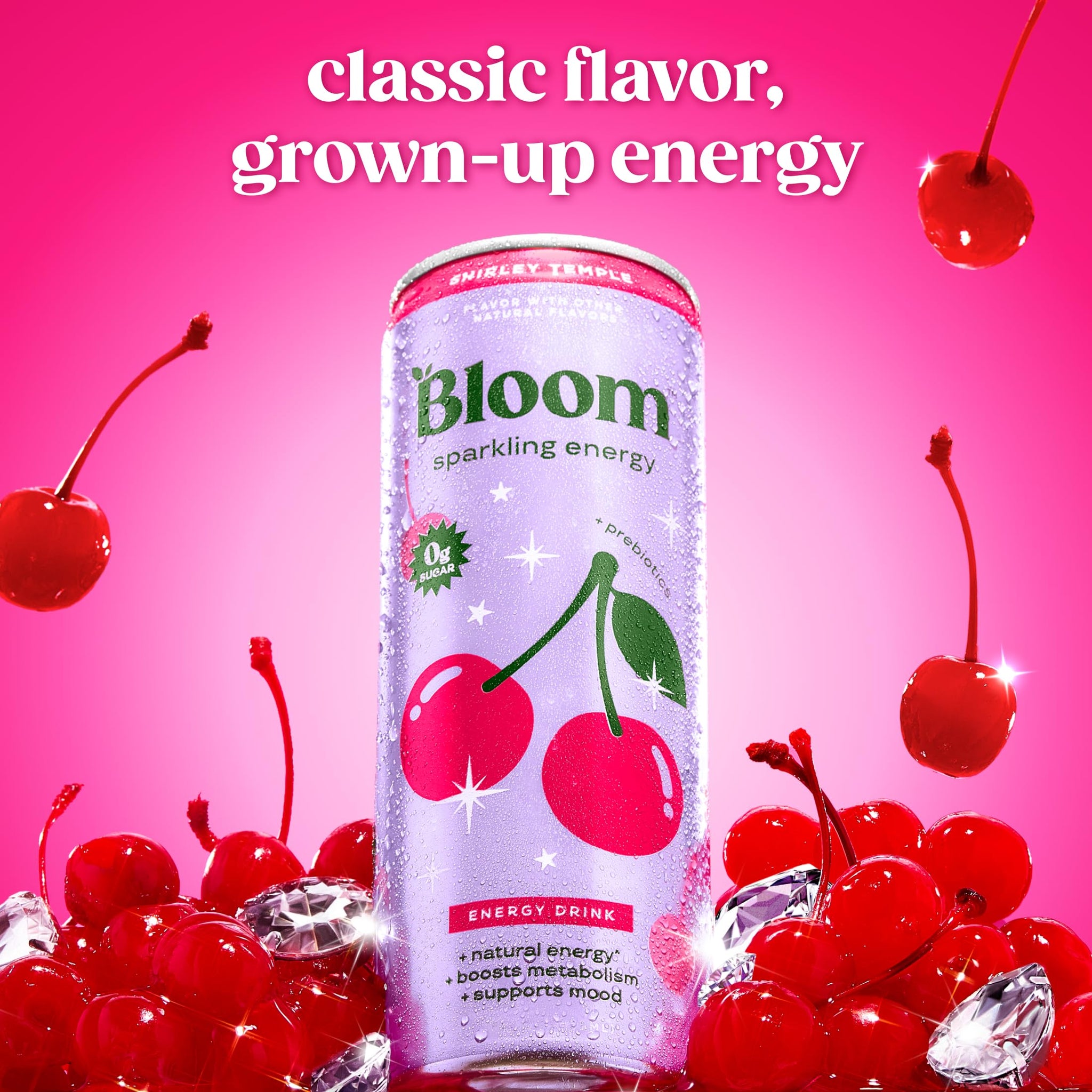 Bloom Nutrition Sparkling Energy Drink - Natural Caffeine, Zero Sugar, 180mg Caffeine - Antioxidant-Rich with Green Coffee Bean, Green Tea Extract
