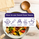 Watcharee's Thai Sweet & Sour Sauce with Pineapple, Gluten Free, Vegan, Authentic Stir Fry, Dressing, Rice Seasoning, Condiment & Dipping Sauce - 7.75