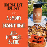 Desert Dust Spicy - All-Purpose Chiltepin Pepper Seasoning with Organic Date Sugar | Bold Medium-Hot Heat for Steak, Chicken, Seafood, Vegetables