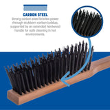 Carlisle FoodService Products 4577200 Carbon Steel Bristle Pizza/BBQ Oven Brush, 39" Overall Length