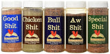 Special Shit - Shit Load Big 5 Sampler (Pack of 5 Seasonings with 1 each of Bull, Special, Good, Aw, Chicken