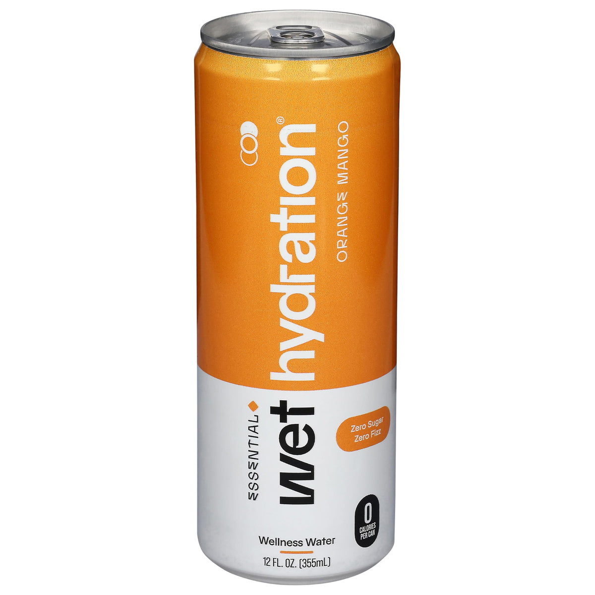 Wet Hydration, Orange Mango Ginger Turmeric Enh Beverage, 12 Fl Oz