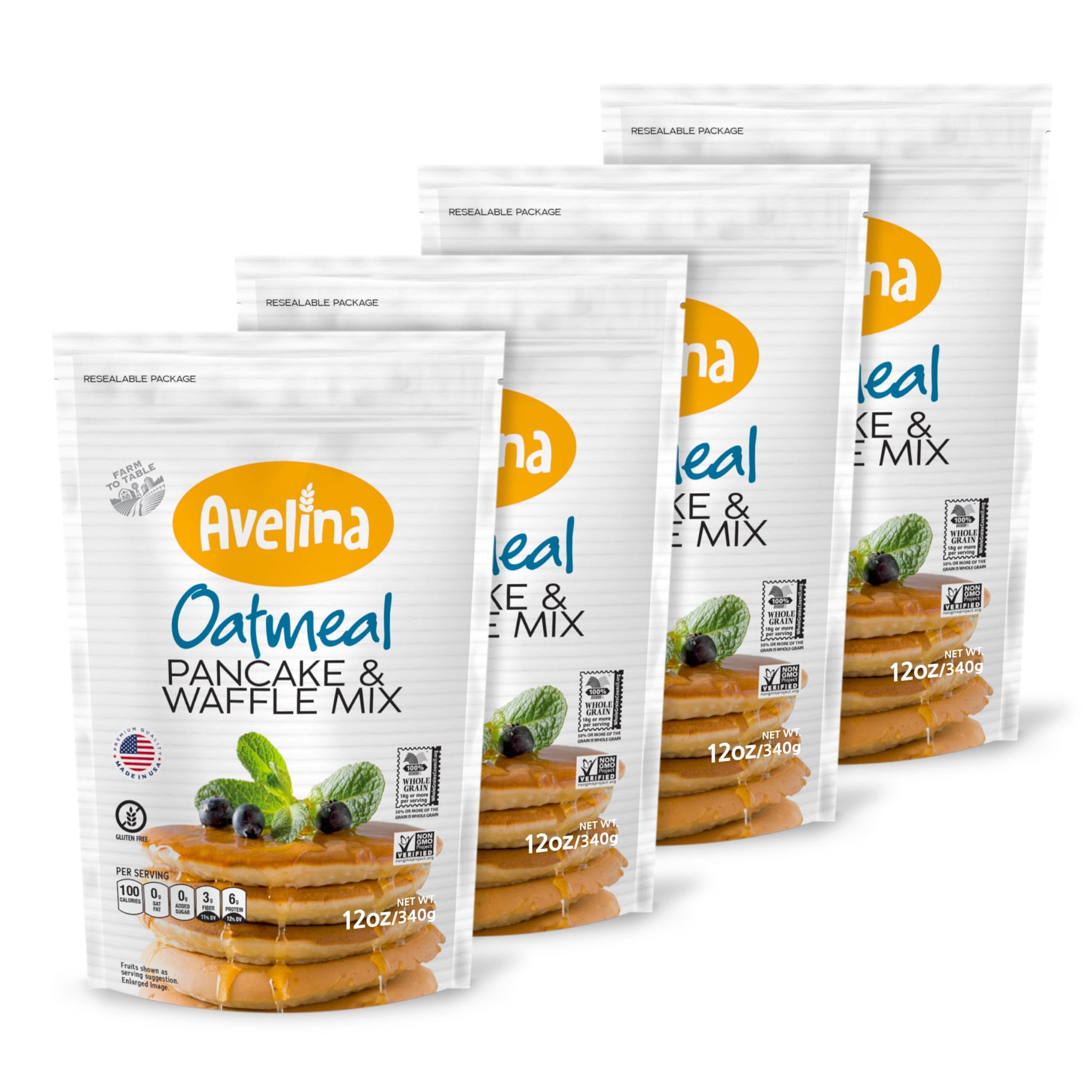 Oatmeal Pancake & Waffle Mix