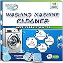 Whirl Fresh Washing Machine Cleaner Tablets, 24 Pack-Deep Cleaning Tablets for Top & Front Load HE Washer Cleaners, Descaler & Deodorizer, Septic