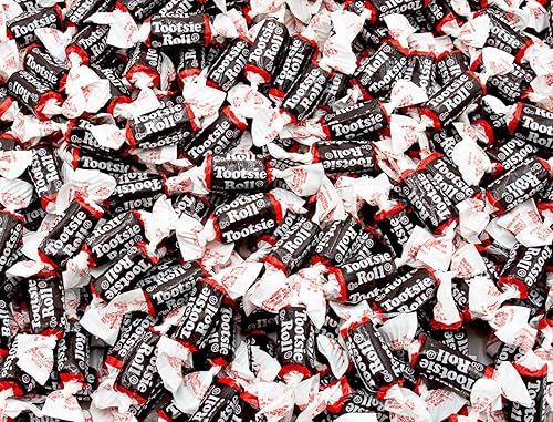 Tootsie Rolls MIDGEES Taffy Candy 1 lb - Bulk Bag, Individually Wrapped, Gluten Free, Chewy, Approx. 69 pieces