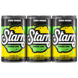 Starry Lemon Lime Soda Pop, Zero Sugar, 7.5oz Mini Cans (6 Pack)