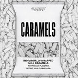Candy Envy - Individually Wrapped Caramels - White Wrapper - 2 Pound Bulk White Candy
