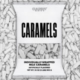 Candy Envy - Individually Wrapped Caramels - White Wrapper - 2 Pound Bulk White Candy
