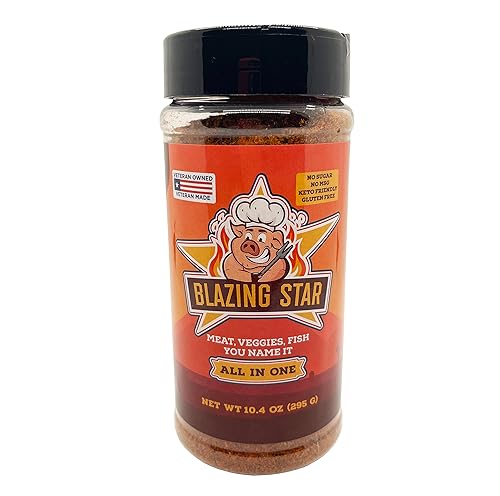 Blazing Star Sugar Free All In One Seasoning - Everyday Cooking Spice Blend - Bold Flavor for BBQ, Grilling, Vegetables, Chicken, Pork, and Beef