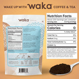 Waka Instant Black Tea Mix Pouch, Decaffeinated - 100% Tea Leaves, No Additives, Unsweetened Tea Powder for 50 Quarts or 200 Cups - Easy Quick Hot