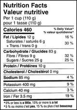 President's Choice Organics Berries & Dark Chocolate Granola, 325g/11.3 oz. Box