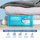 Terra Breeze Laundry Detergent Powder - 1.5 oz Individually Wrapped Packet (Case of 50)