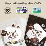NuGo Plant Protein Powder, Vanilla, 20g Vegan Pea Protein, Low Sugar, Gluten Free, Dairy Free Ingredients, Soy Free, Non-GMO, Plant Based, Kosher