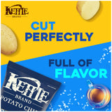 Kettle Brand Sea Salt and Vinegar Kettle Potato Chips, Gluten-Free, Non-GMO, 7.5 oz Bag