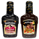 Mr. Yoshida's Japanese Barbecue Sauce 2 Pack -1 Original Gourmet Japanese Barbecue Sauce and 1 Hawaiian Gourmet Marinade & Cooking Sauce
