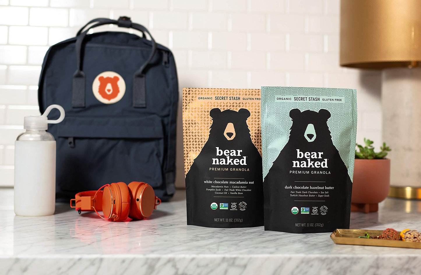 Bear Naked Premium White Chocolate Macadamia Nut Granola - Gluten Free, Non-GMO, Organic - 11 Oz