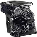 Heavy Duty 65 Gallon Black Trash Bags - (Pack of 50) 1.6 MIL - 50" x 58" Industrial Garbage Bags Premium Quality Plastic Can Liners for Recycling
