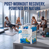 Nature's Goodness Coconut Water No Sugar Added - Unsweetened, Fat Free, Plant-Based Electrolyte Drink - 4 Pack 44.8 Fl Oz Total (4 x 330 ml)