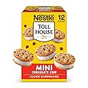 Tollhouse Mini Vanilla Chocolate Chip Cookie Sandwiches, 18 Fl Oz (Frozen), 12 Count