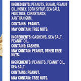 Nut Variety Pack 10 Individually Wrapped Cashews & Peanuts Snacks