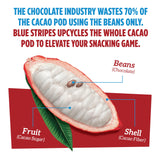 Blue Stripes Whole Cacao Granola - Gluten Free 70% Dark Chocolate Granola for Cereal, Oatmeal, Yogurt, 5g Protein Per Serving, Source of Fiber, Vegan