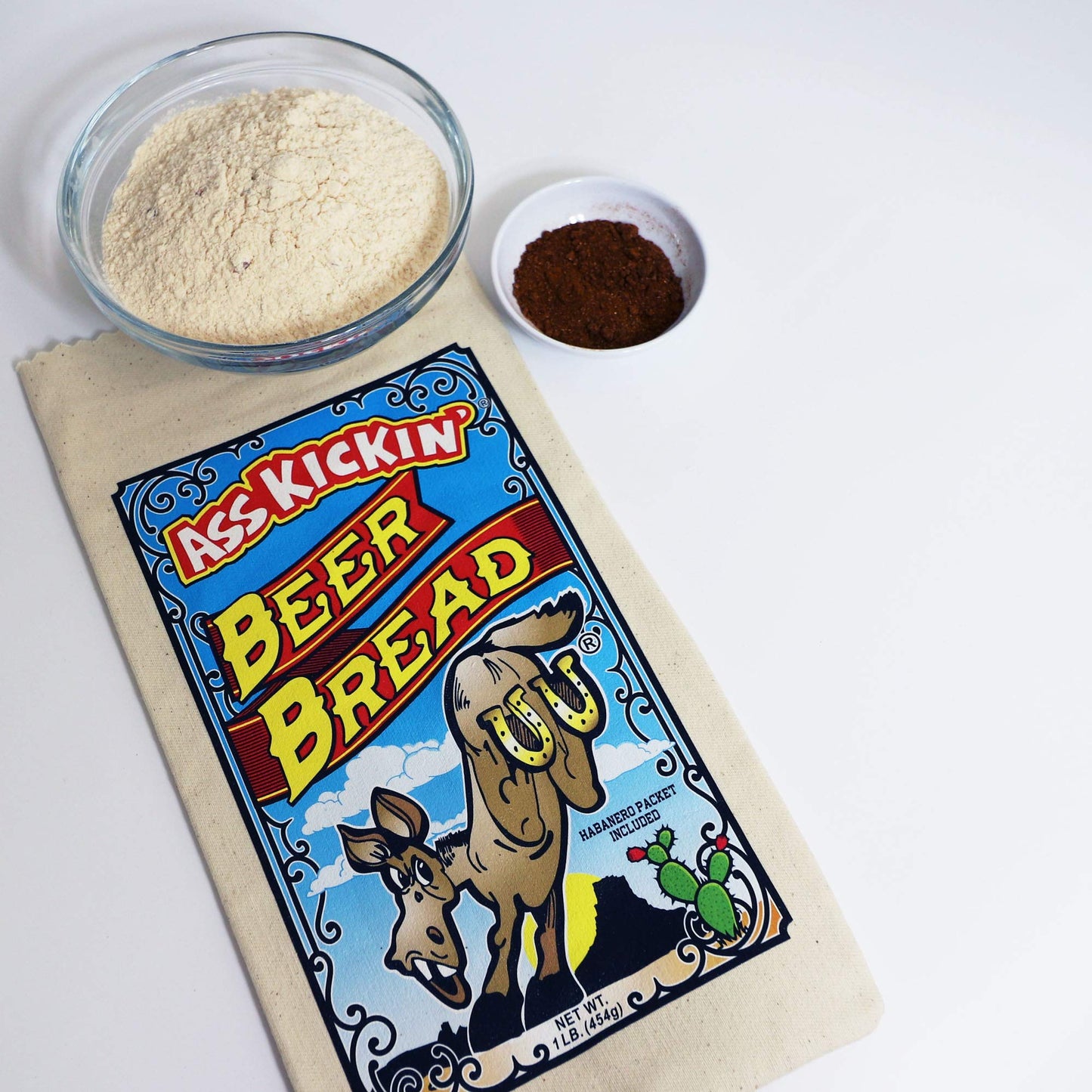 ASS KICKIN’ Beer Bread Mix -Premium Gourmet Gift-16 Ounces (Pack of 6)