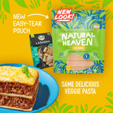 Natural Heaven Lasagna Noodles, Hearts of Palm - Naturally Rich in Potassium, Low-Calorie Veggie Pasta, Keto & Gluten-Free Food, Vegan, 9 Oz Ea