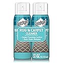 Scotchgard Rug & Carpet Cleaner, Fabric Cleaner Blocks Stains, Cleaning Sprays Make Cleanup Easier, Two 16.5 oz Cans