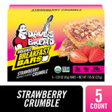 Dave's Killer Bread Strawberry Crumble Naturally Flavored Organic Breakfast Bars, 5 Ct