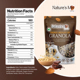 Nature's Mix - Chocolate Chip Granola - Almonds, Chocolate Chips, and Canadian Honey - Dairy and Soy Free - No Added Sugar or Preservatives - Small